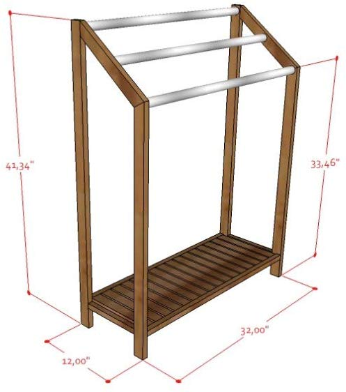 ALA TEAK Towel Rack