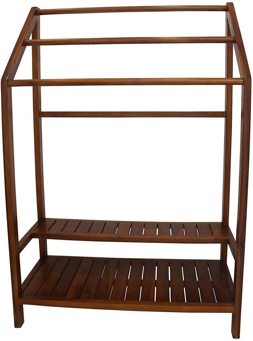 ALATEAK Shower Bath Spa Teak Towel Rack shelf