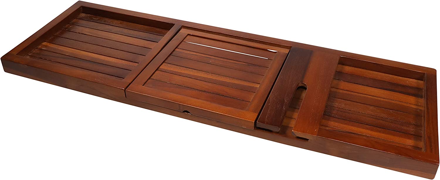 ALATEAK Teak Bathtub Table