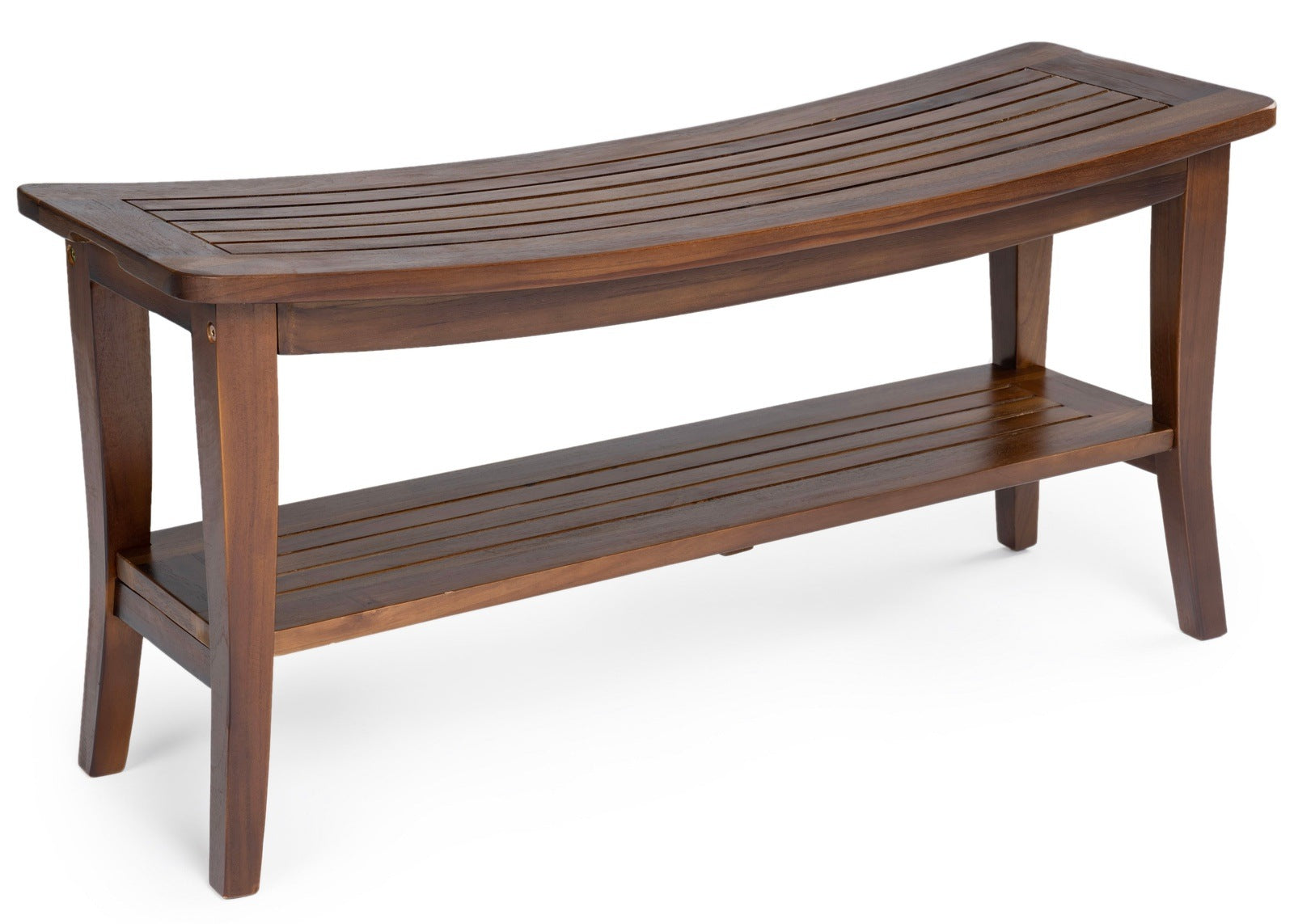 Ala Teak Indoor Outdoor Bath Shower Spa Waterproof Stool Bench 35"