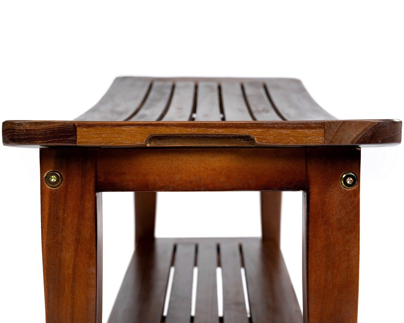 Ala Teak Indoor Outdoor Bath Shower Spa Waterproof Stool Bench 35"
