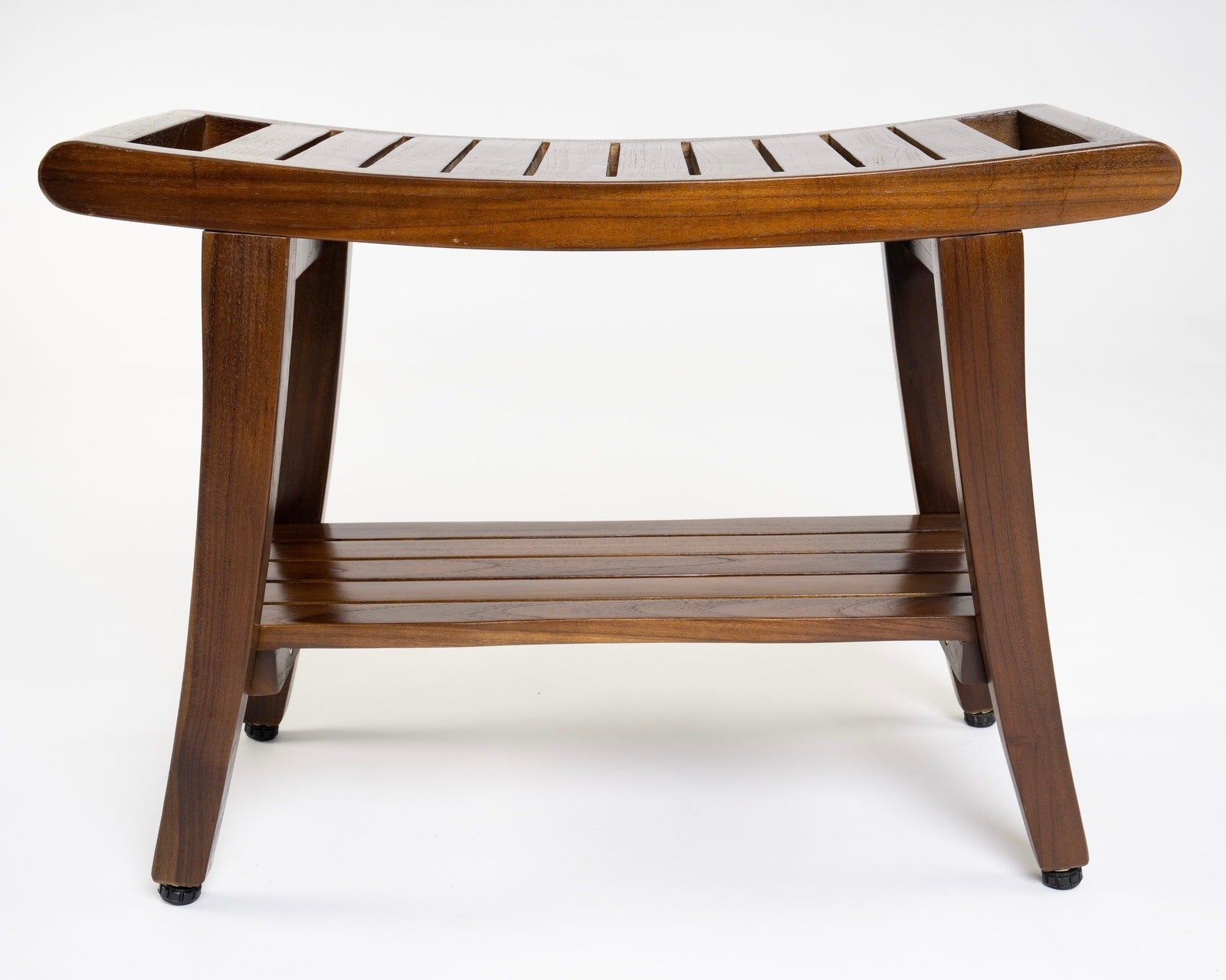 ALATEAK Shower Spa Bath Waterproof Stool Bench Dark Brown