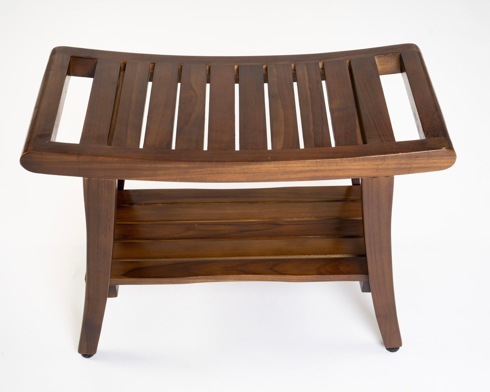 ALATEAK Shower Spa Bath Waterproof Stool Bench Dark Brown