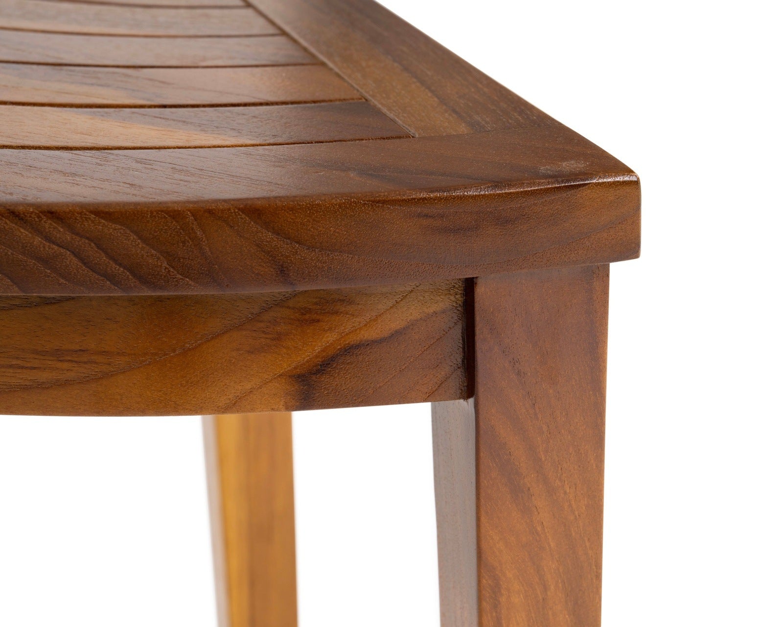 ALATEAK Wood Bath Spa Shower Stool Table Bench Fully Assembled