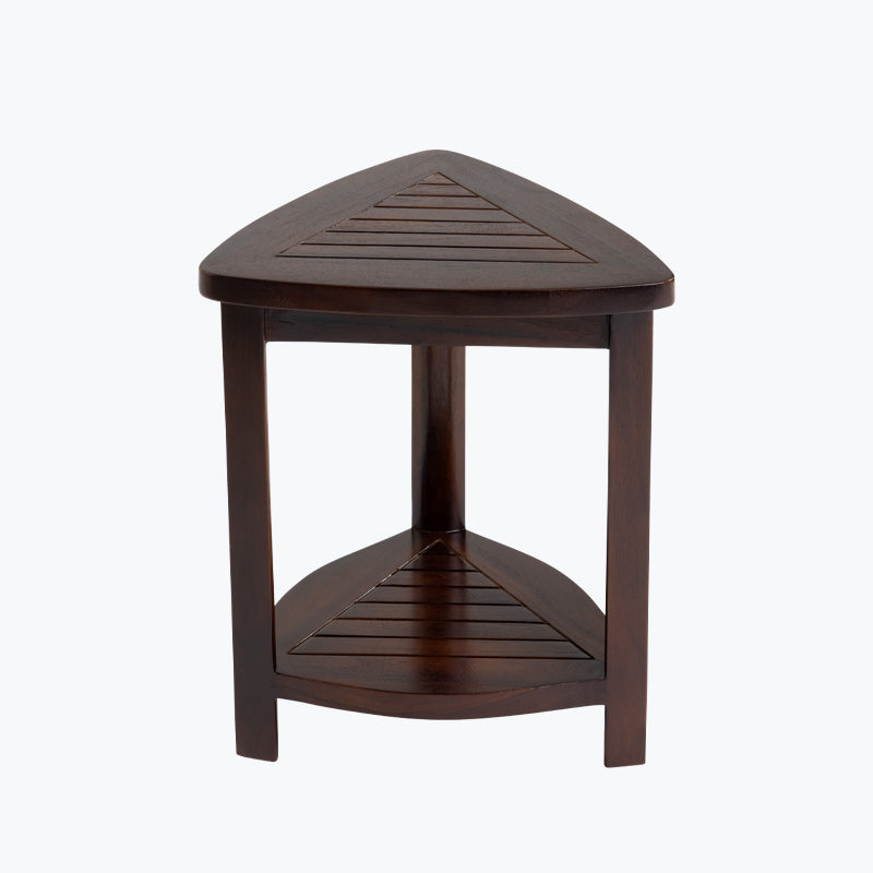 ALA TEAK Bath Spa Shower Stool Corner Table Bench Stool Fully Assembled