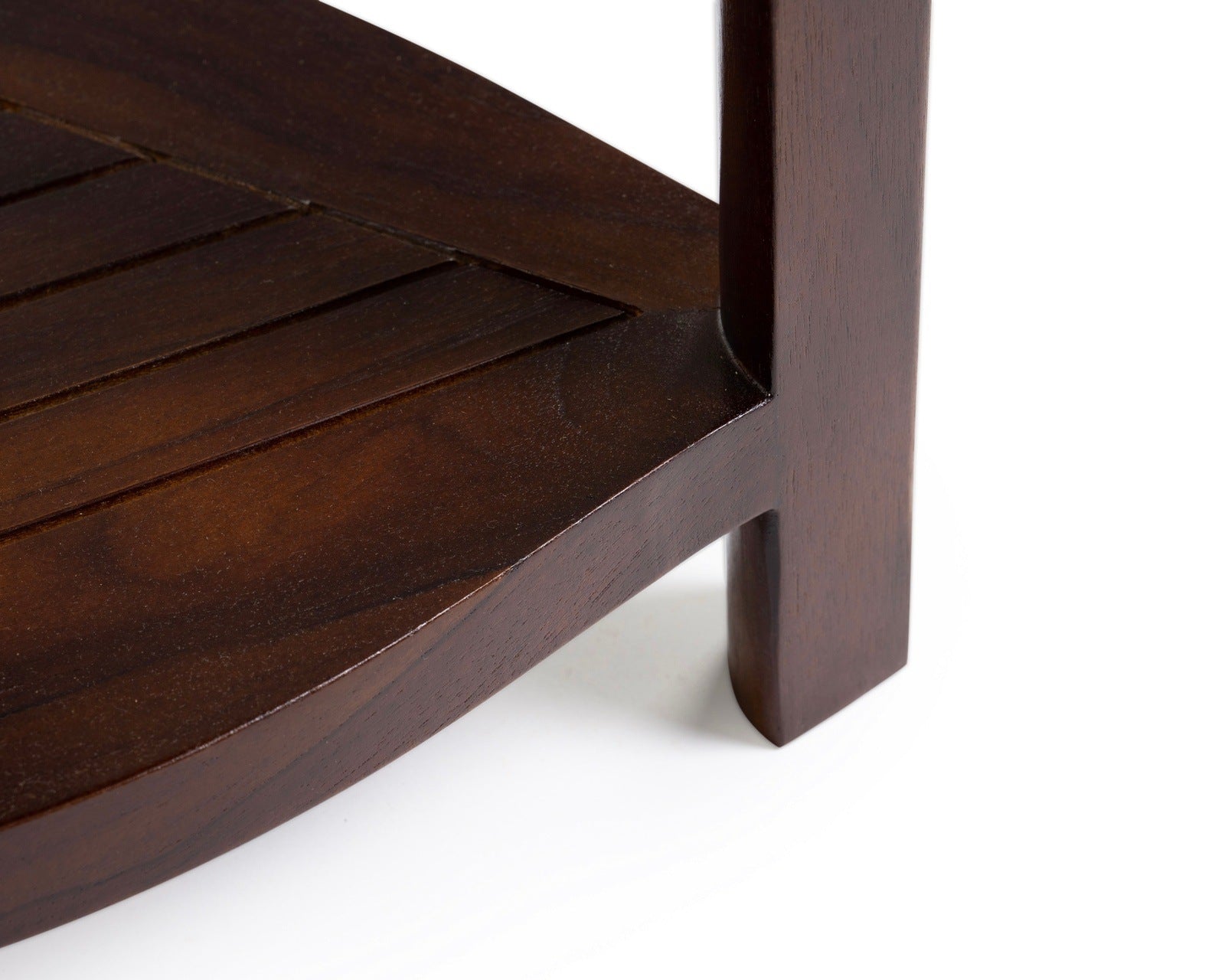 ALA TEAK Bath Spa Shower Stool Corner Table Bench Stool Fully Assembled