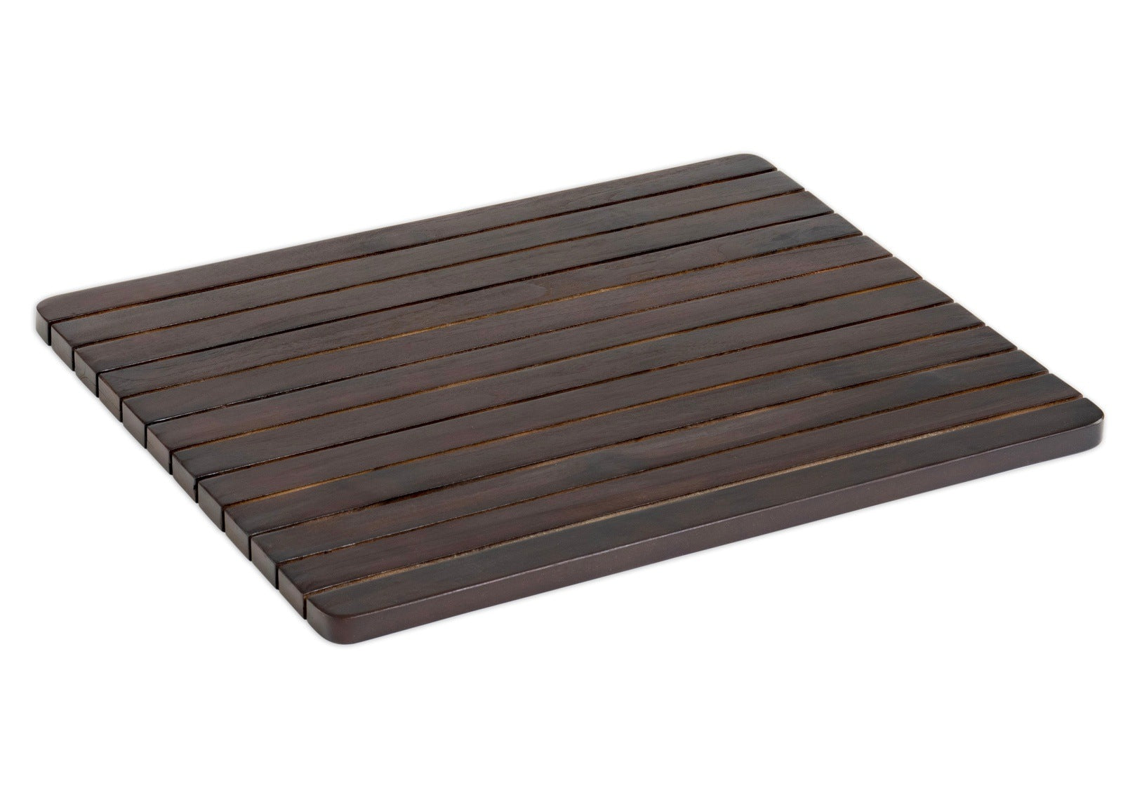 ALA TEAK Wood Grate Shower Bath Spa Waterproof Floor Door Dark Brown