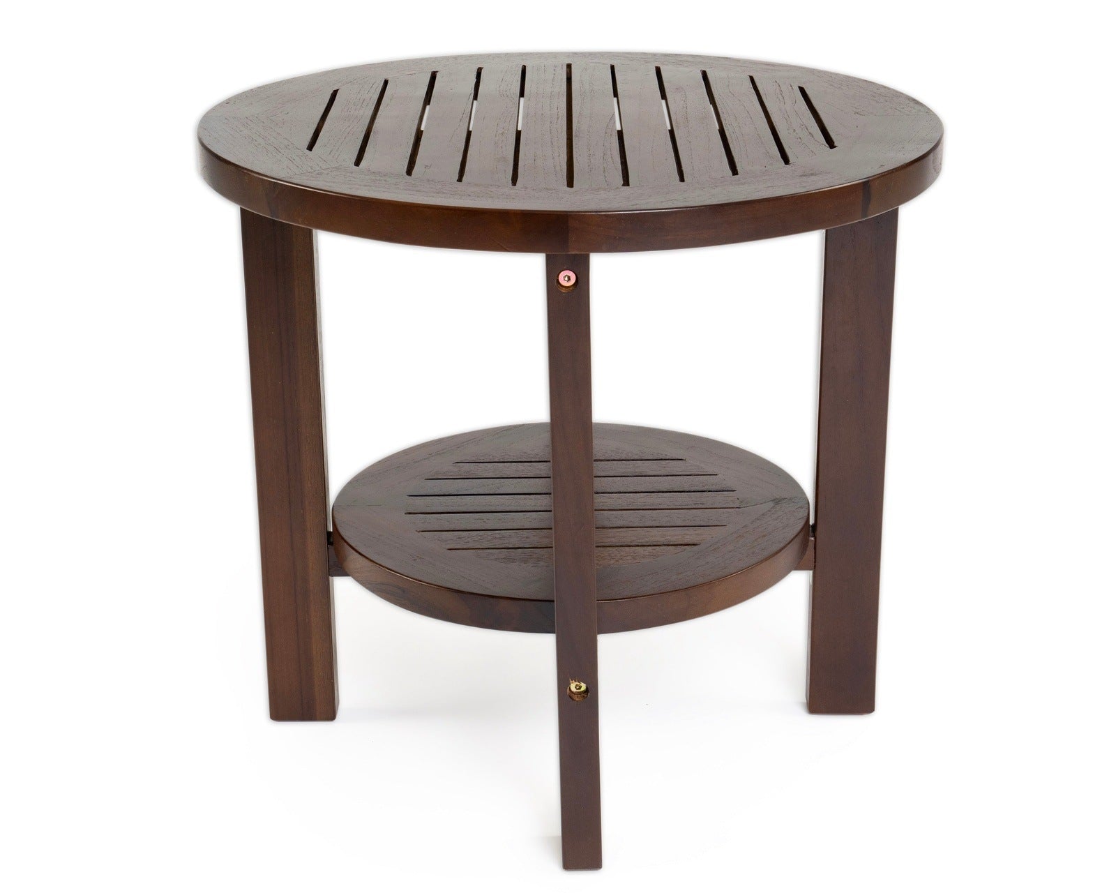 Ala Teak Indoor Outdoor Patio Garden Yard Bath Coffee Side Round Table