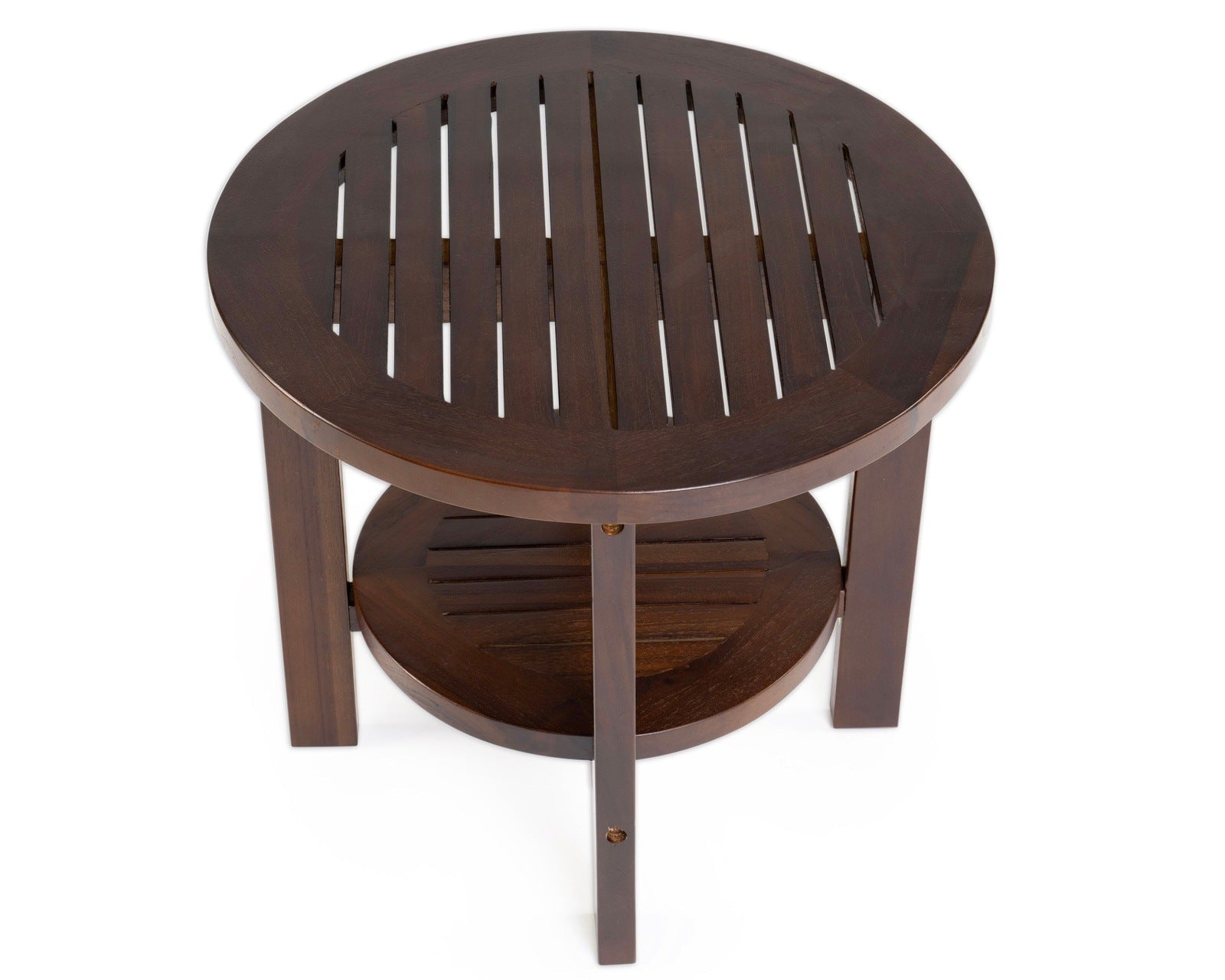 Ala Teak Indoor Outdoor Patio Garden Yard Bath Coffee Side Round Table