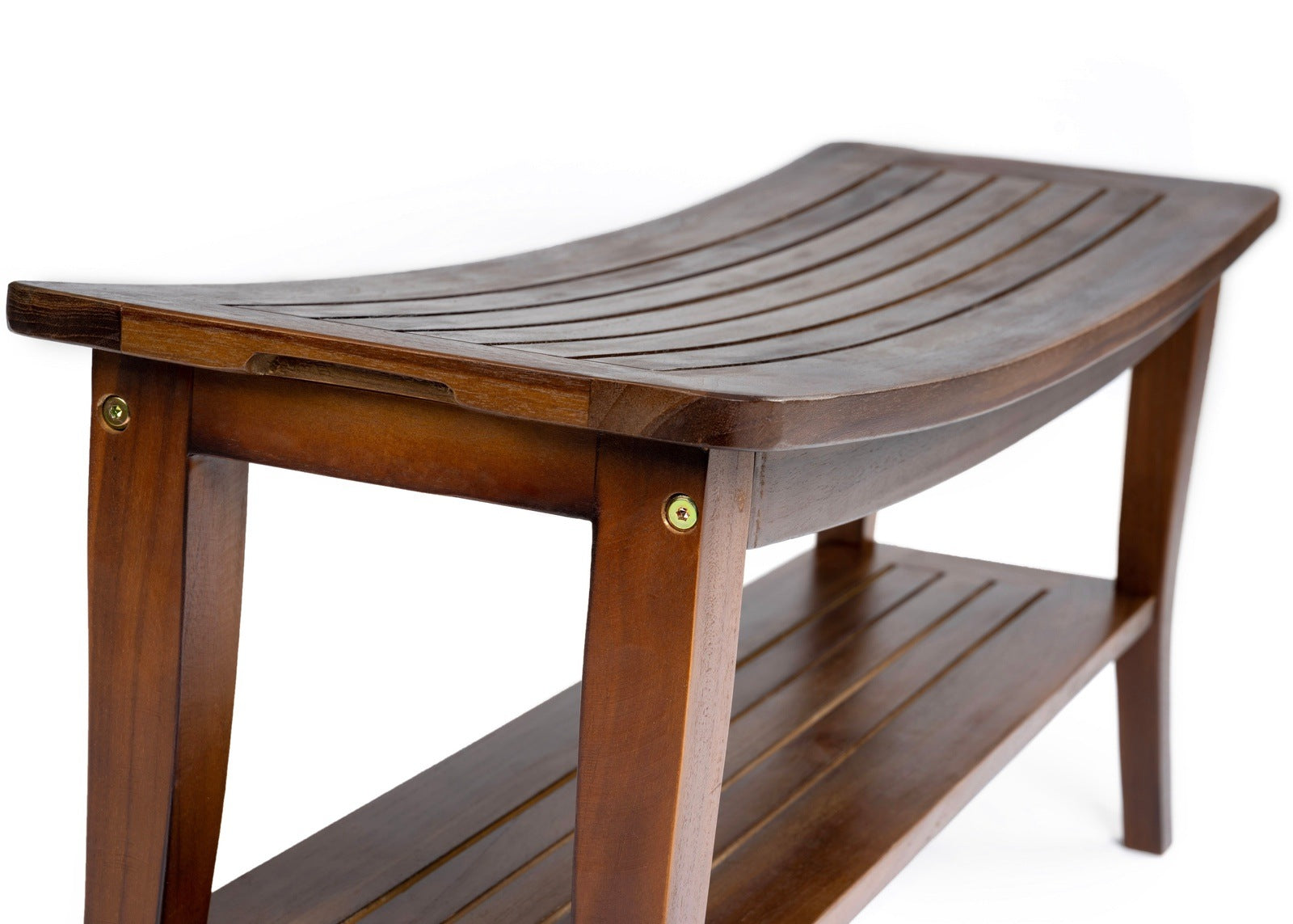 Ala Teak Indoor Outdoor Bath Shower Spa Waterproof Stool Bench 35"