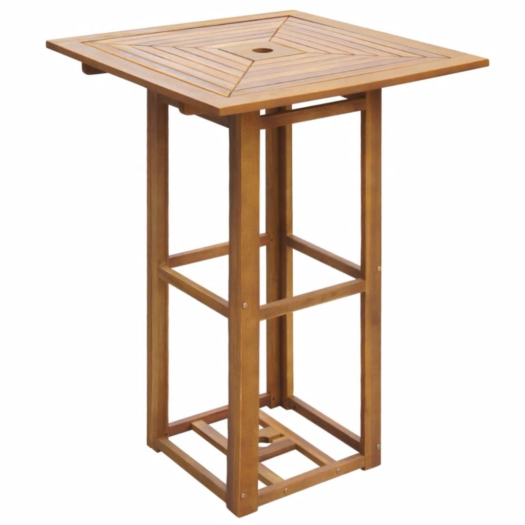 Outdoor Bar Set 5 Pieces Acacia Wood