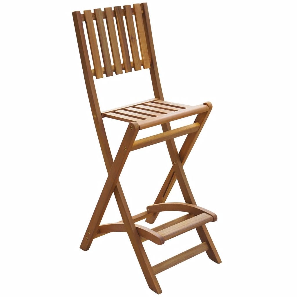 Outdoor Bar Set 3 Pieces Acacia Wood