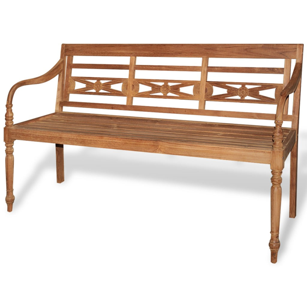Ala Teak Batavia Bench with 3 Seats 150 cm