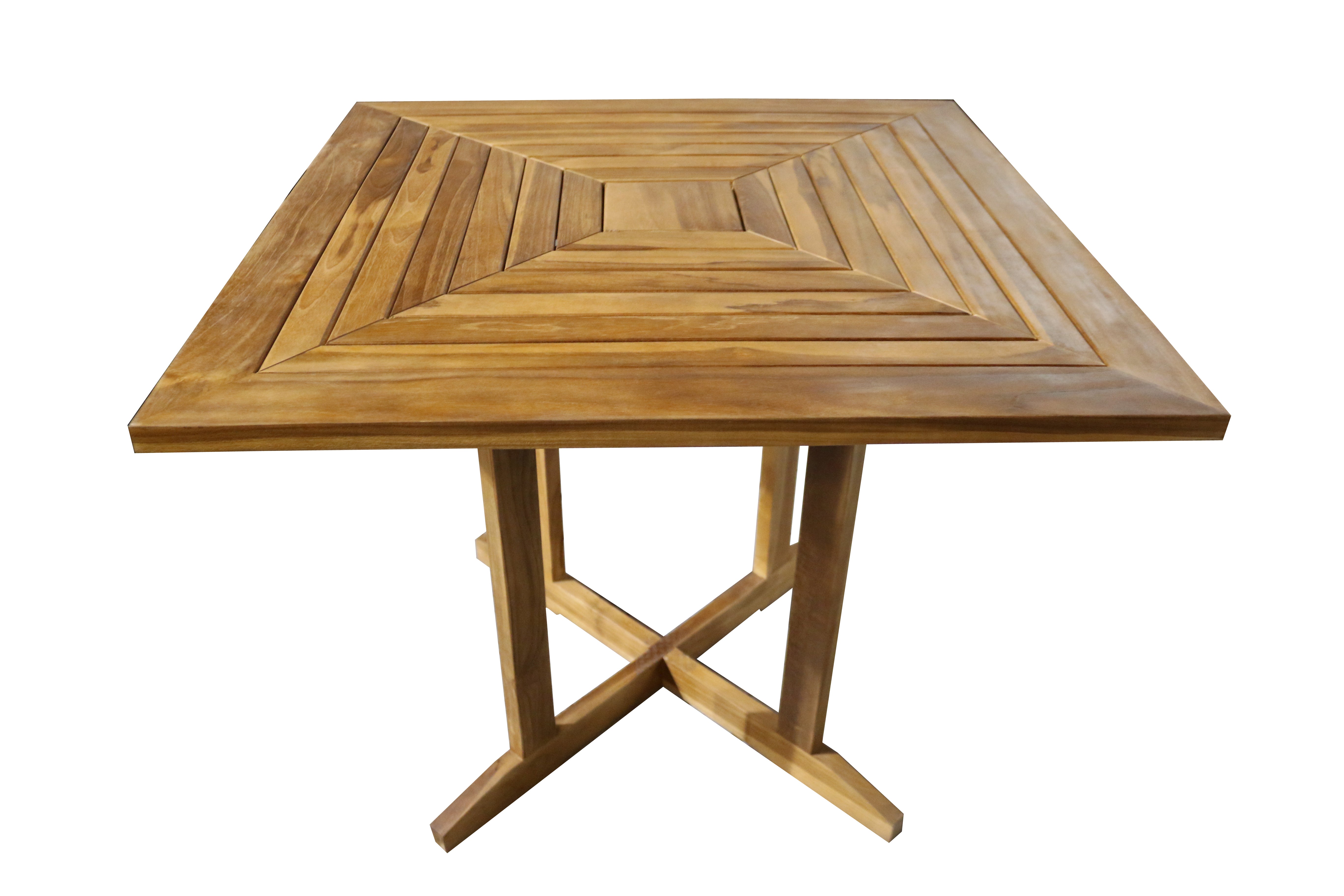 ALA TEAK Wood Patio Outside Indoor Outdoor Garden Yard Waterproof Table Furniture